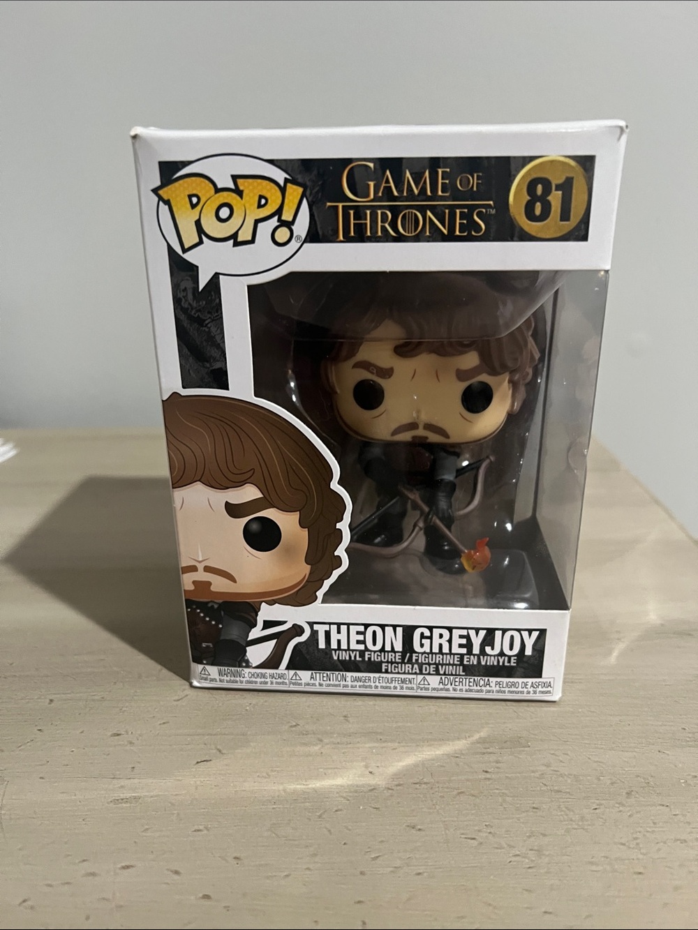 Funko Pop! Game of Thrones Theon Greyjoy Vinyl Figure - Brown, Black, White